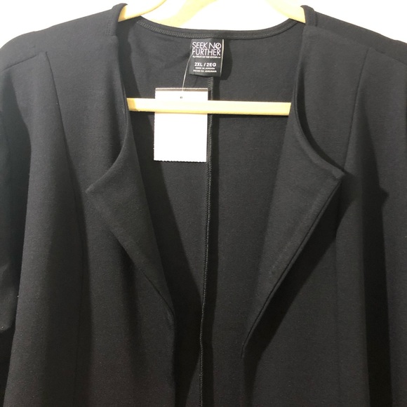 SEEK NO FURTHER Fruit of the Loom Women’s Stretch Open Front Cardigan Jacket 2XL - Picture 5 of 10